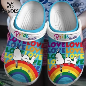 Peanuts Snoopy LGBTQ+ Pride Crocs Clogs