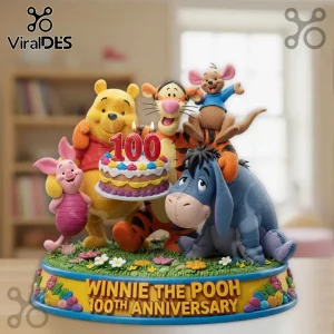 Winnie the Pooh 100th Anniversary Limited Edition Acrylic Plaque