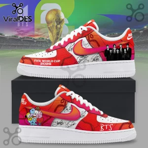 BTS FIFA World Cup 2026 Custom AIr Force 1 Sneakers