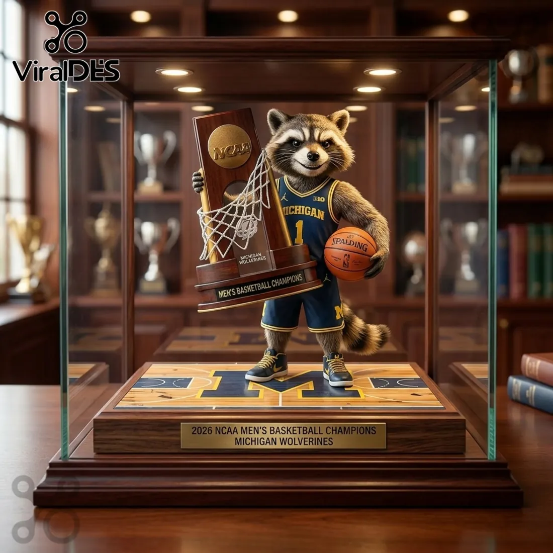 Rocket Raccoon x Michigan Wolverines 2026 Acrylic Plaque Rocket Raccoon x Michigan Wolverines 2026 Acrylic Plaque