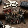 ACDC Rock Band Multi-Charm Metal Keychain 2026 ACDC Rock Band Multi-Charm Metal Keychain 2026