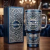 Cleveland Browns YETI Luxury Diamond 40oz Stanley Tumbler