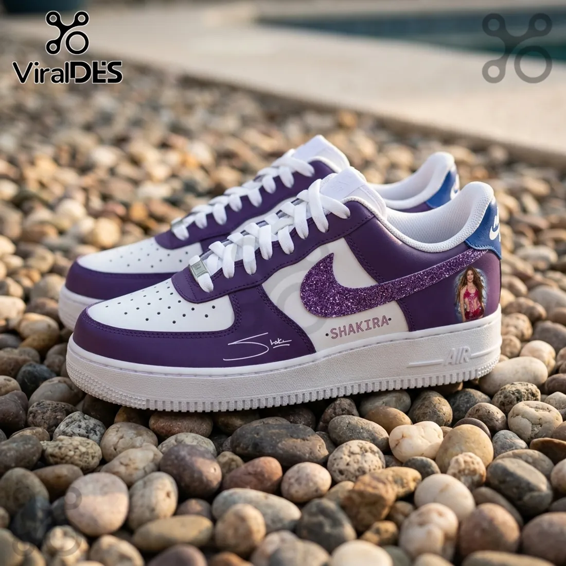 Shakira World Tour World Cup Air Force 1 Sneakers Shakira World Tour World Cup Air Force 1 Sneakers