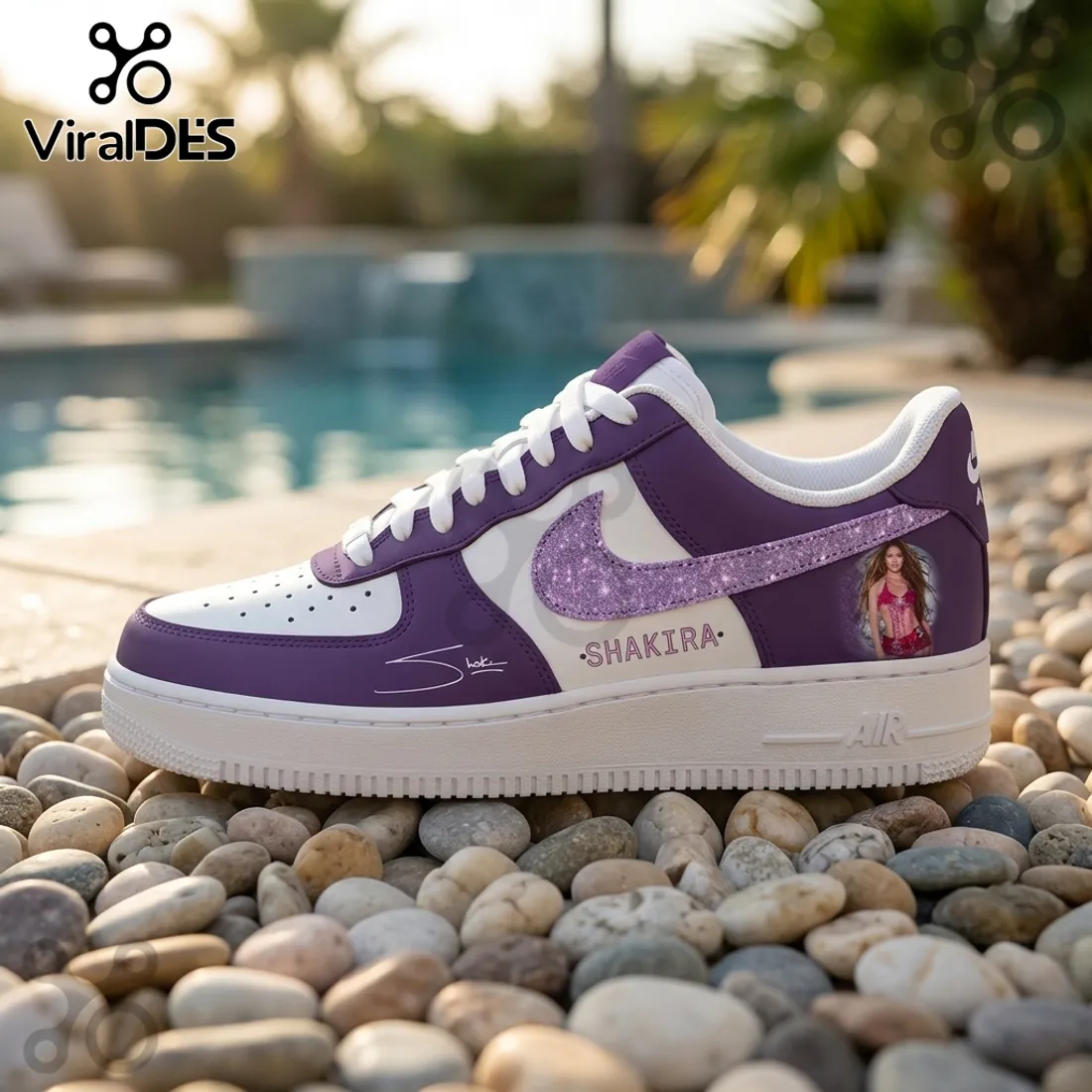 Shakira World Tour World Cup Air Force 1 Sneakers Shakira World Tour World Cup Air Force 1 Sneakers