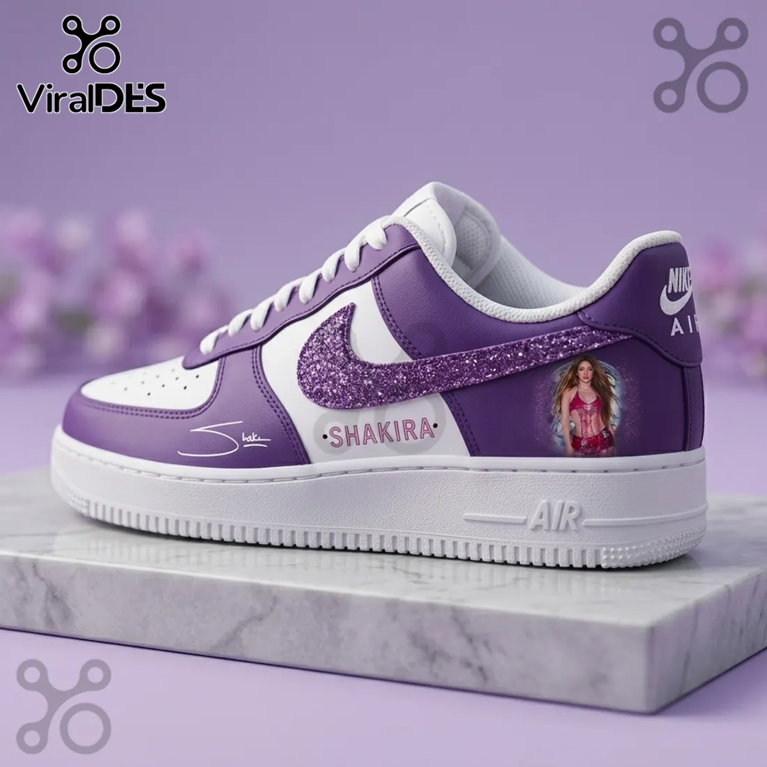Shakira World Tour World Cup Air Force 1 Sneakers Shakira World Tour World Cup Air Force 1 Sneakers