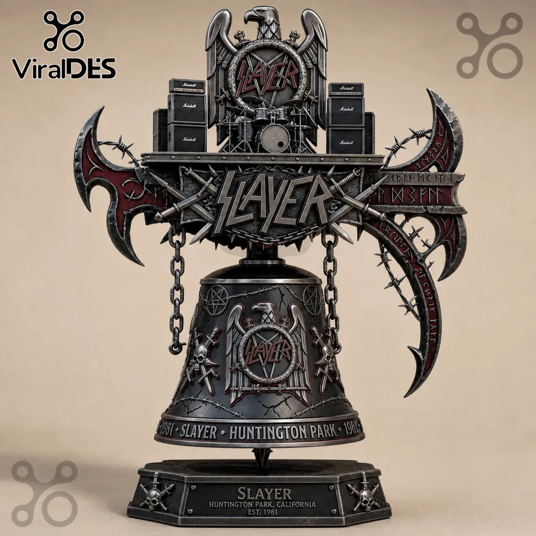 Slayer Premium Detailed Heavy Metal Band Fan Collectible Display Figurine Slayer Premium Detailed Heavy Metal Band Fan Collectible Display Figurine