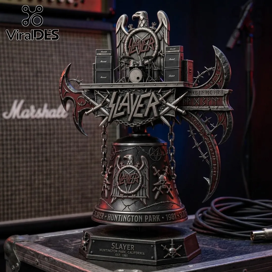 Slayer Premium Detailed Heavy Metal Band Fan Collectible Display Figurine Slayer Premium Detailed Heavy Metal Band Fan Collectible Display Figurine
