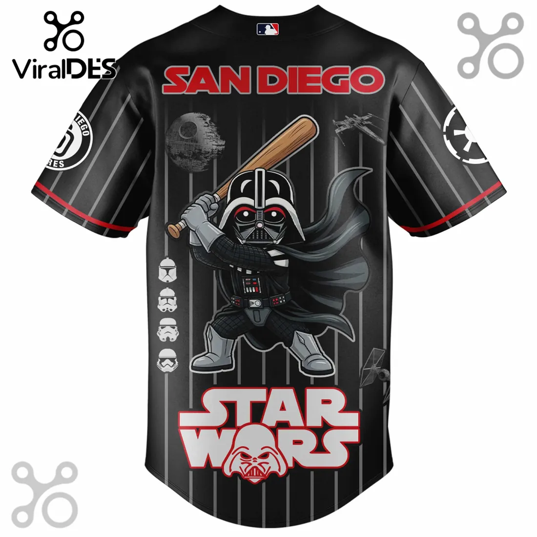 Star Wars San Diego Padres Limited Edition Baseball Jersey Star Wars San Diego Padres Limited Edition Baseball Jersey