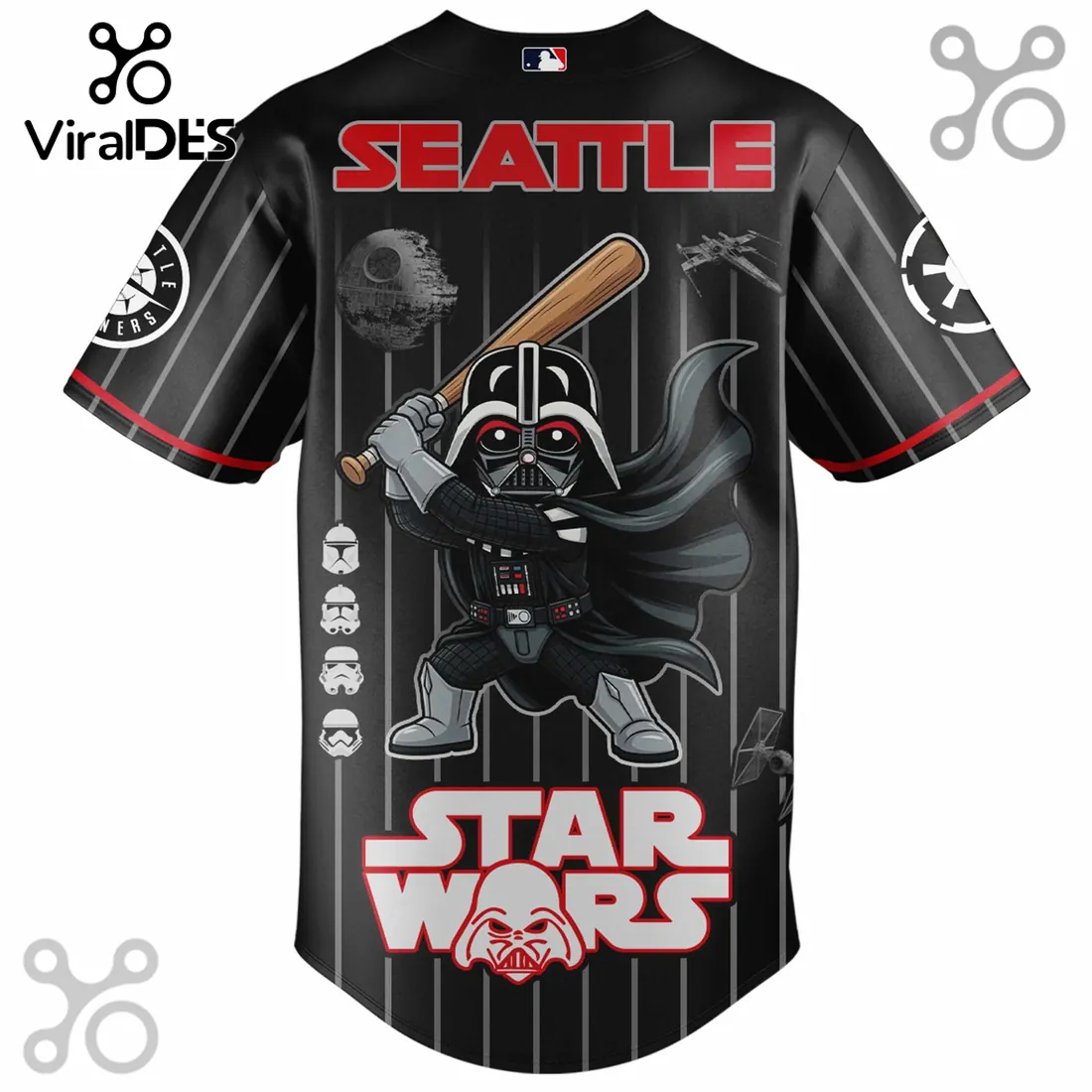 Star Wars Seattle Mariners Limited Edition Baseball Jersey Star Wars Seattle Mariners Limited Edition Baseball Jersey