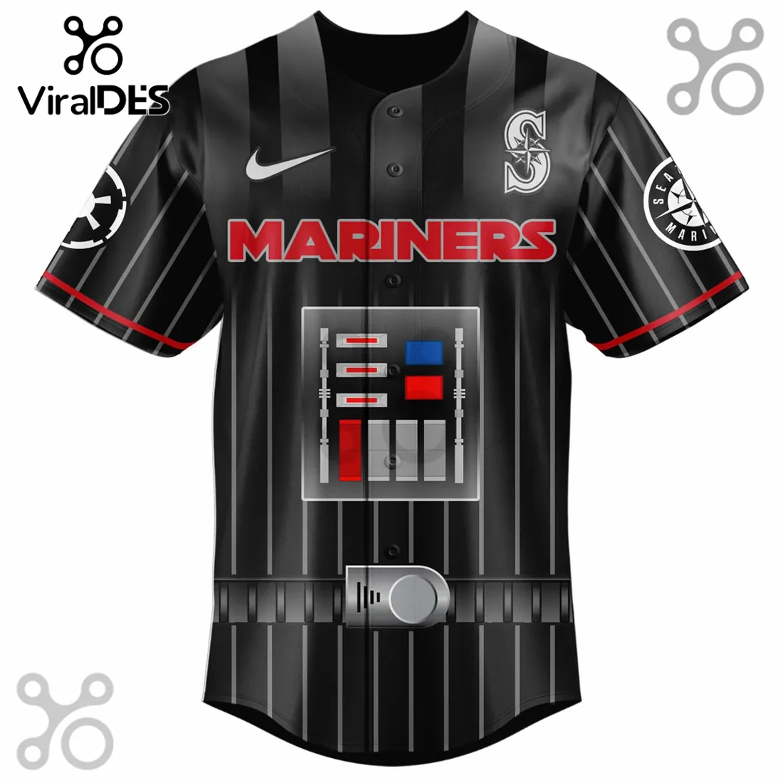 Star Wars Seattle Mariners Limited Edition Baseball Jersey Star Wars Seattle Mariners Limited Edition Baseball Jersey