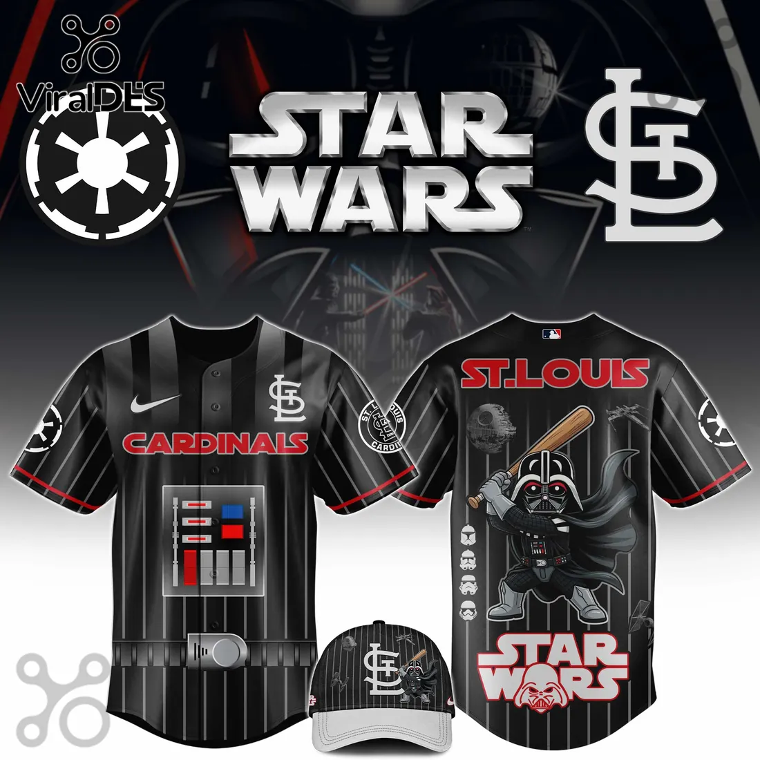 Star Wars St. Louis Cardinals Limited Edition Baseball Jersey Star Wars St. Louis Cardinals Limited Edition Baseball Jersey