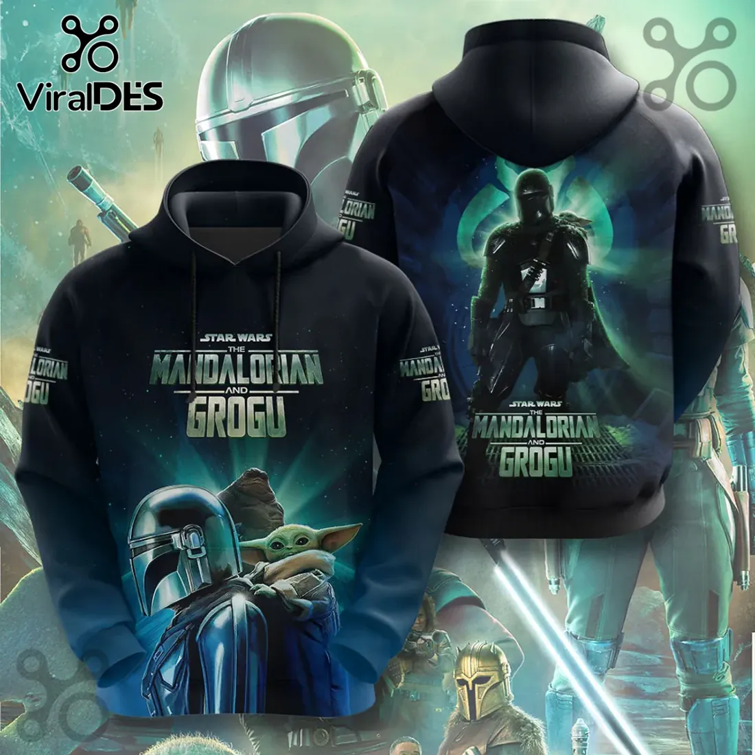 Star Wars The Mandalorian and Grogu Hoodie 2026 Star Wars The Mandalorian and Grogu Hoodie 2026