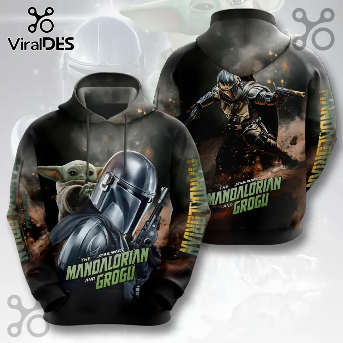 Star Wars The Mandalorian Grogu Unisex Hoodie Star Wars The Mandalorian Grogu Unisex Hoodie