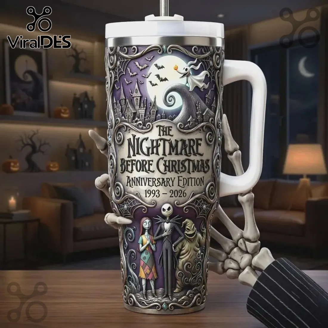 The Nightmare Before Christmas 1993-2026 Anniversary 40oz Tumbler The Nightmare Before Christmas 1993-2026 Anniversary 40oz Tumbler