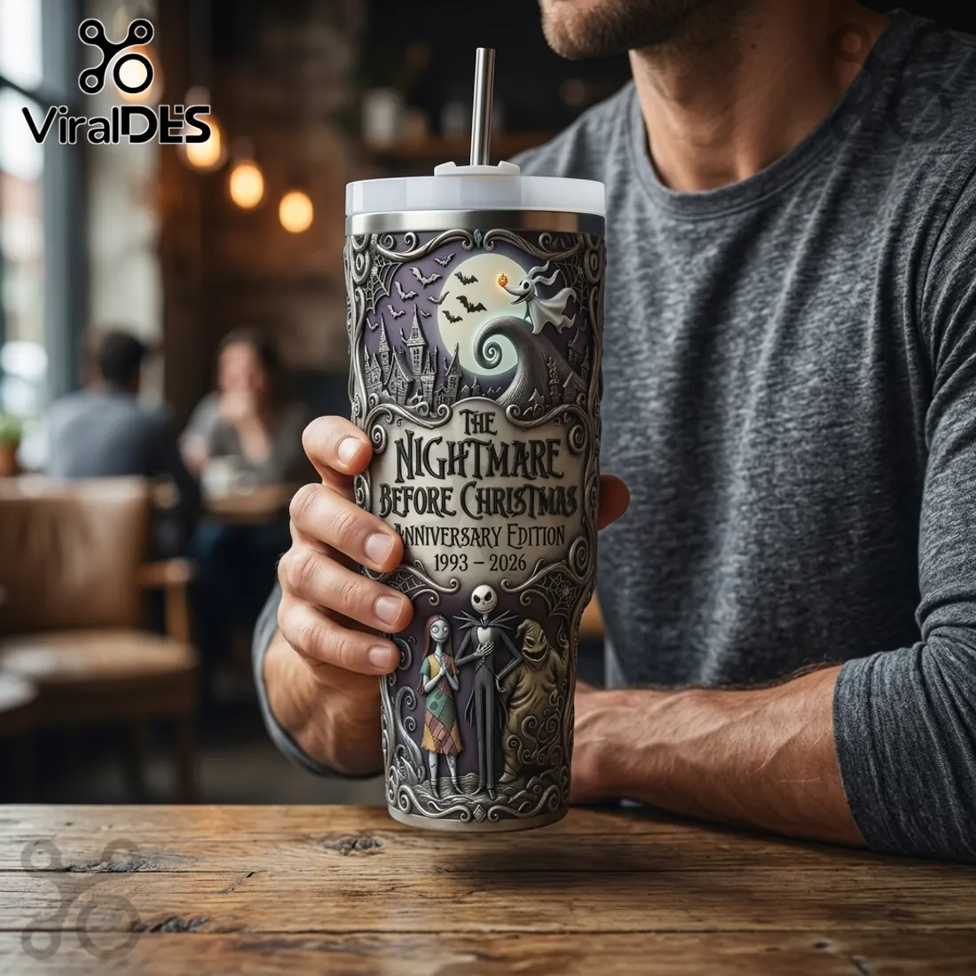 The Nightmare Before Christmas 1993-2026 Anniversary 40oz Tumbler The Nightmare Before Christmas 1993-2026 Anniversary 40oz Tumbler