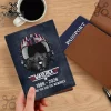 Top Gun 40th Anniversary Maverick Helmet Leather Passport Cover Top Gun 40th Anniversary Maverick Helmet Leather Passport Cover