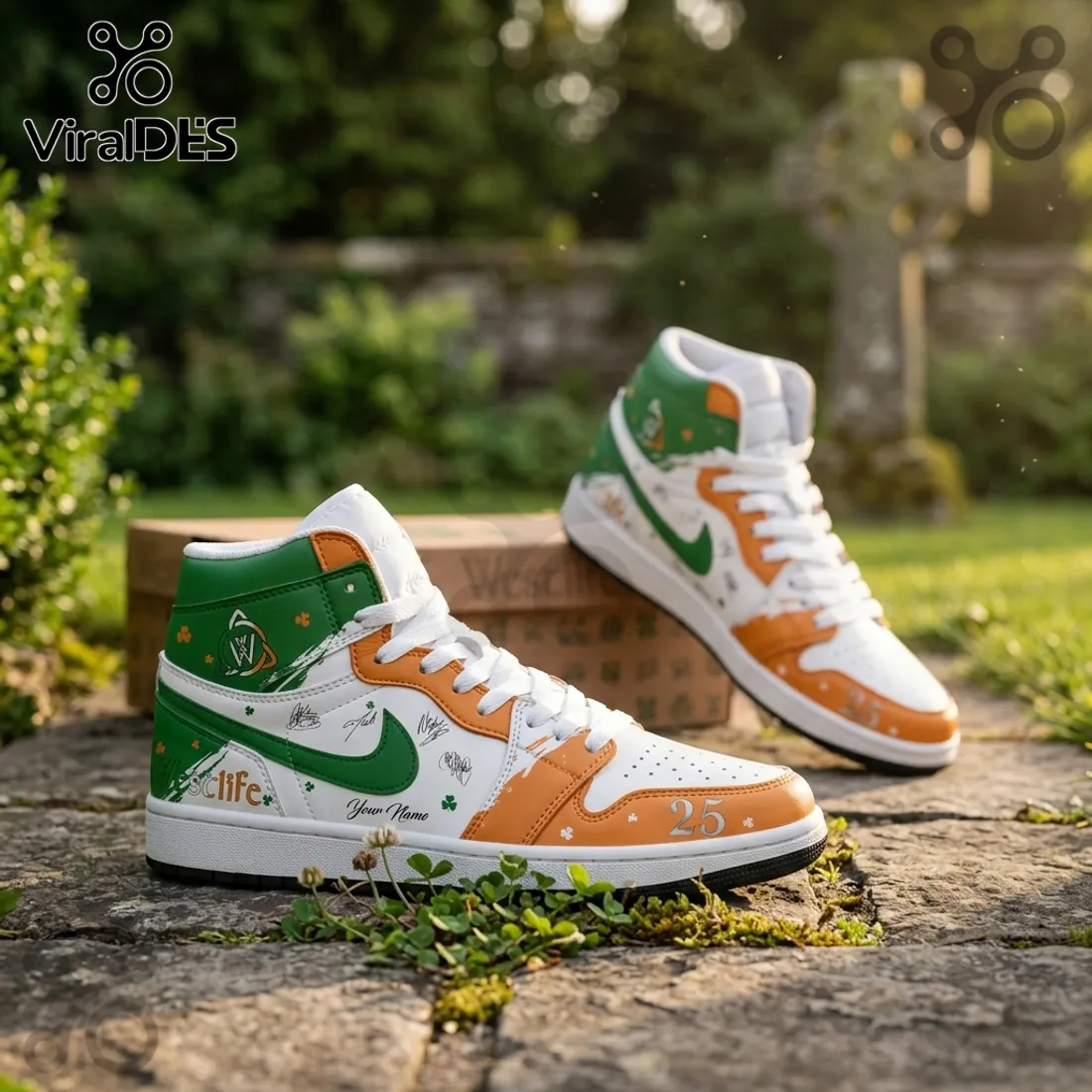 Westlife 25th Anniversary Limited Edition Air Jordan 1 High-Top Sneakers Westlife 25th Anniversary Limited Edition Air Jordan 1 High-Top Sneakers