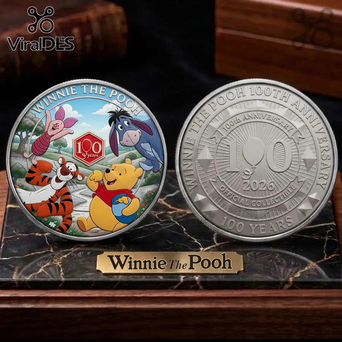 Winnie The Pooh 100th Anniversary 2026 Commemorative Coin Winnie The Pooh 100th Anniversary 2026 Commemorative Coin