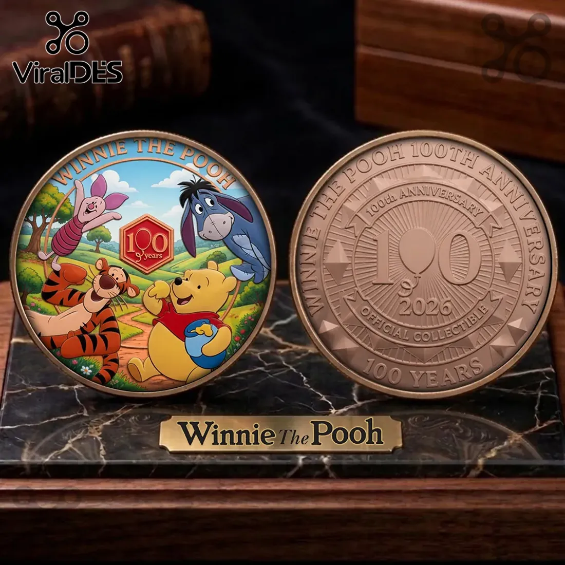 Winnie The Pooh 100th Anniversary 2026 Commemorative Coin Winnie The Pooh 100th Anniversary 2026 Commemorative Coin