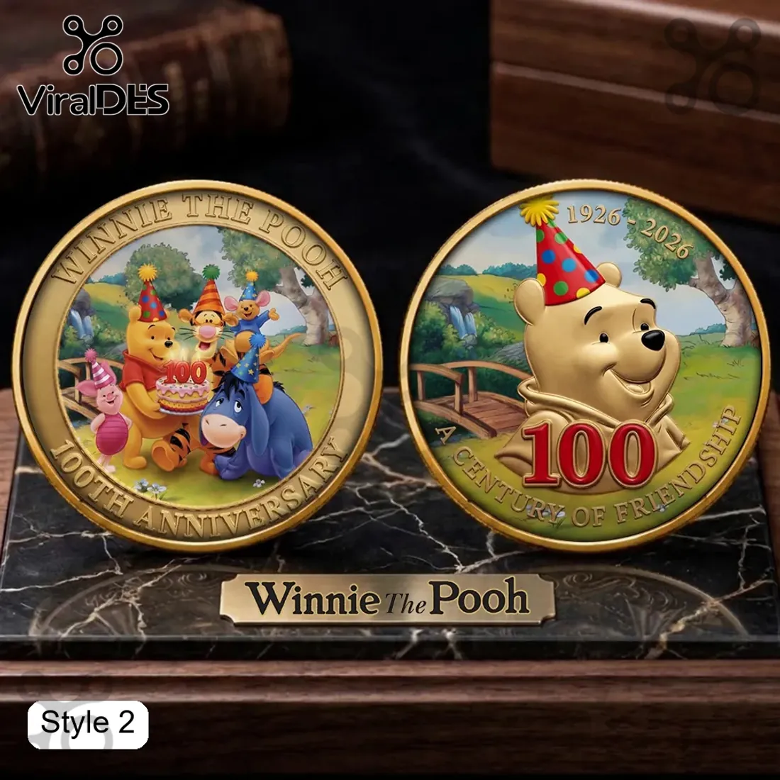 Winnie The Pooh A Century of Friendship Collectible Coin Winnie The Pooh A Century of Friendship Collectible Coin