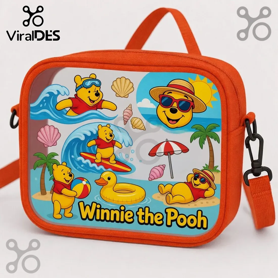 Winnie the Pooh Beach Summer Crossbody Bag Winnie the Pooh Beach Summer Crossbody Bag