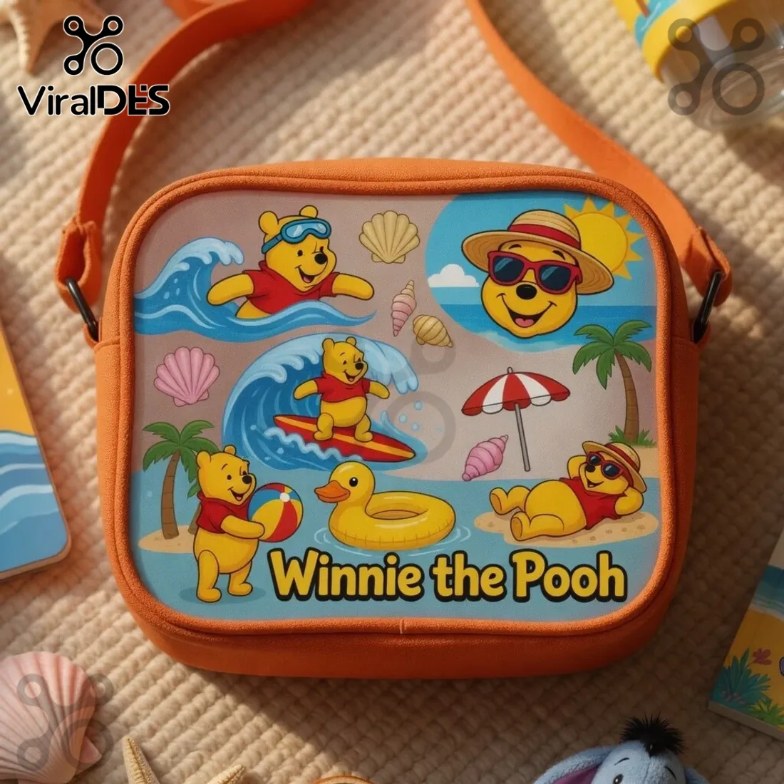 Winnie the Pooh Beach Summer Crossbody Bag Winnie the Pooh Beach Summer Crossbody Bag