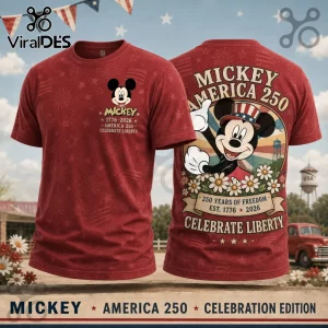 Mickey America 250 250th Anniversary of Freedom T-Shirt