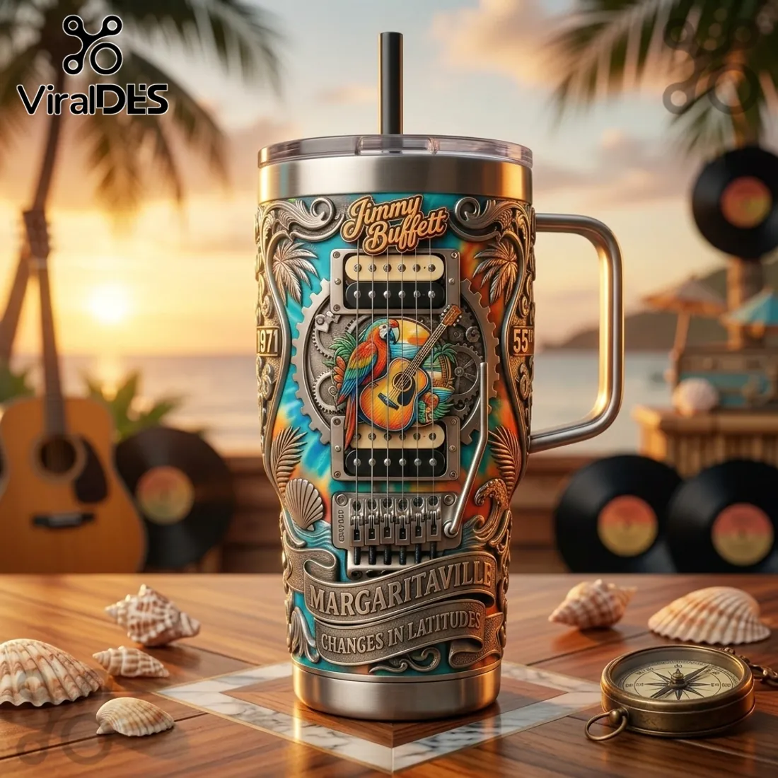 YETI x Jimmy Buffett Margaritaville Limited Edition Handled Tumbler YETI x Jimmy Buffett Margaritaville Limited Edition Handled Tumbler
