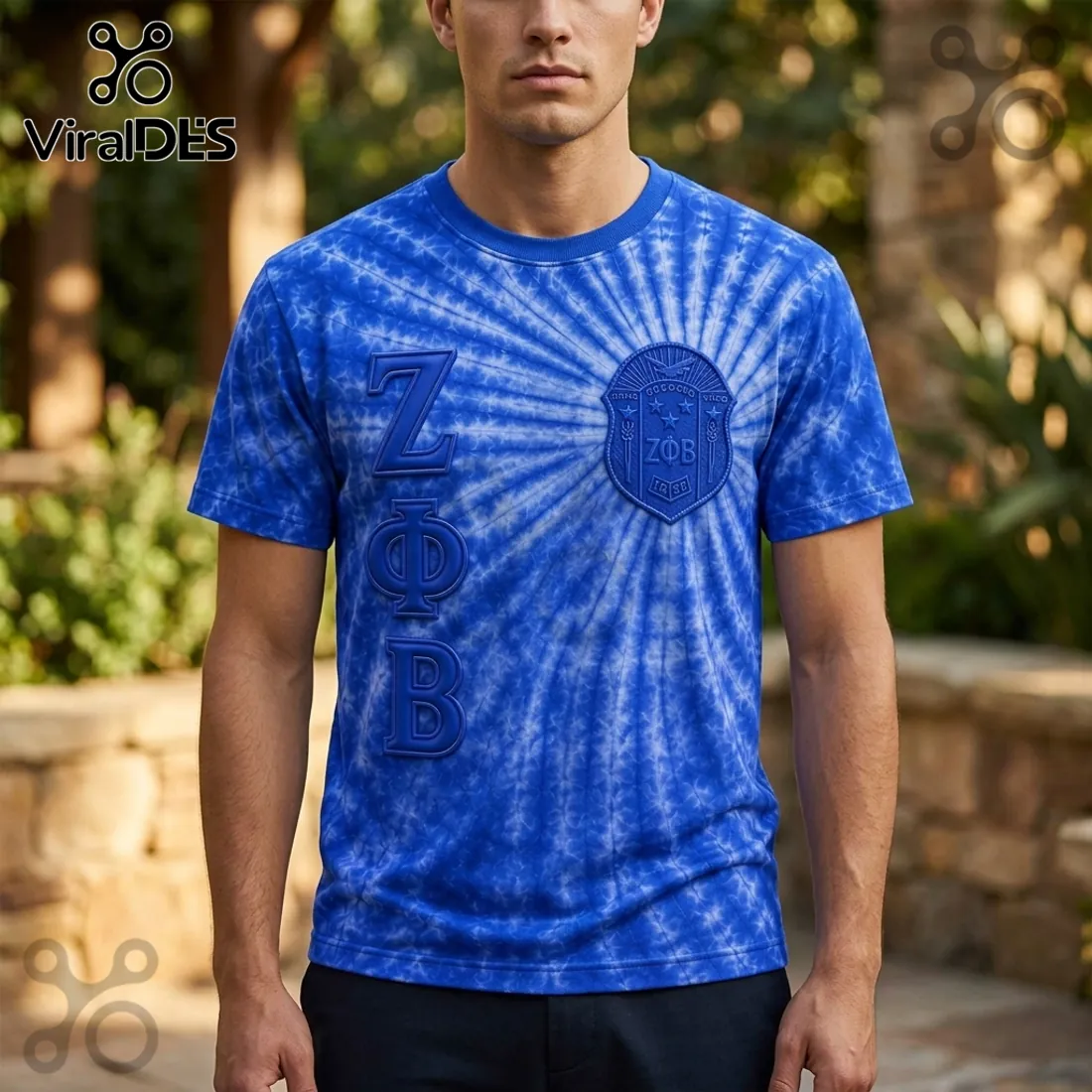 Zeta Phi Beta Greek Sorority Crest Royal Blue Shirt Zeta Phi Beta Greek Sorority Crest Royal Blue Shirt