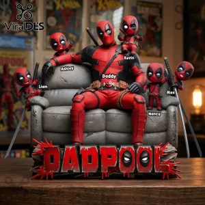 Dadpool Personalized Marvel Family Figurine