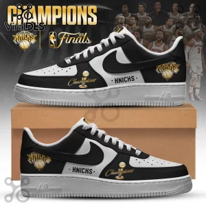 New York Knicks 2026 NBA Finals Champions Air Force 1 Sneakers New York Knicks 2026 NBA Finals Champions Air Force 1 Sneakers