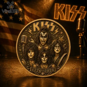 KISS America 250th Anniversary 1776-2026 Commemorative Coin