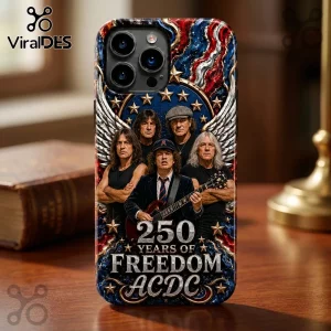 AC/DC 250 Years of Freedom Patriotic American Flag Collectible Phone Case AC/DC 250 Years of Freedom Patriotic American Flag Collectible Phone Case