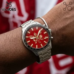Kappa Alpha Psi Fraternity Red Dial Stainless Steel Watches