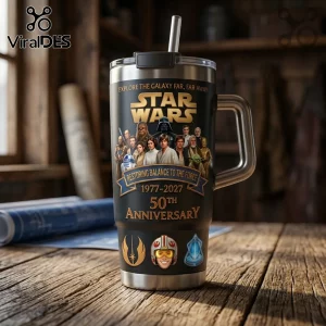 Star Wars 50th Anniversary 1977-2027 Stainless Steel Tumbler
