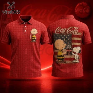 Peanuts x Coca-Cola Red Charlie Brown Snoopy Polo Shirt