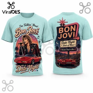 Bon Jovi Road Trip Date Night 2026 Graphic T-Shirt