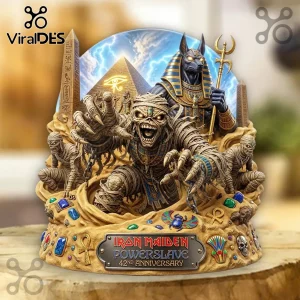 Iron Maiden Powerslave 42nd Anniversary Sculpted Resin Diorama Statue