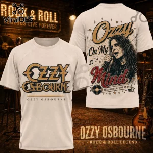 Ozzy Osbourne Prince of Darkness Collectible Graphic T-Shirt Ozzy Osbourne Prince of Darkness Collectible Graphic T-Shirt