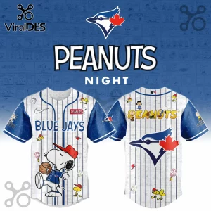 Peanuts x Toronto Blue Jays Night Limited Edition Baseball Jersey