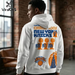 New York Knicks 2026 NBA Champions White Limited Edition Hoodie
