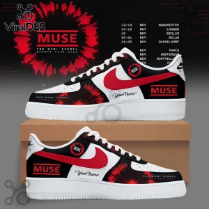 Muse x The Wow! Signal Europa Tour 2026 Custom Air Force 1 Sneakers Muse x The Wow! Signal Europa Tour 2026 Custom Air Force 1 Sneakers