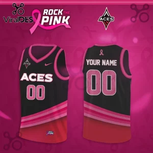 Rock The Pink x Las Vegas Aces 2026 Limited Edition Jersey Tank Top