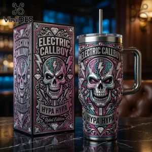 Electric Callboy Hypa Hypa Rebel Edition Skull 40oz Tumbler Electric Callboy Hypa Hypa Rebel Edition Skull 40oz Tumbler