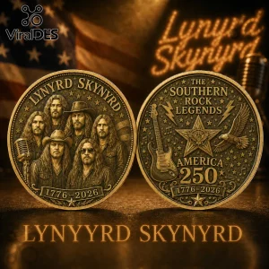 Lynyrd Skynyrd America 250th Anniversary Commemorative Coin Lynyrd Skynyrd America 250th Anniversary Commemorative Coin