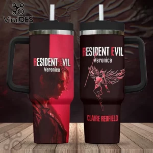Resident Evil Code Veronica Claire Redfield Stainless Steel 40oz Stanley Tumbler