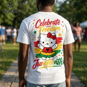 Hello Kitty x Juneteenth Celebrate Freedom Graphic T-Shirt