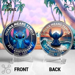 Lilo and Stitch 25th Anniversary Gold Commemorative Coin
