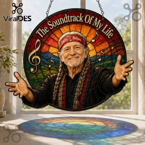 Willie Nelson The Soundtrack Of My Life Suncatcher