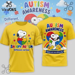 Snoopy Autism Awareness Celebrate Neurodiversity T-shirt